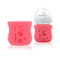 Olababy Silicone Sleeve for Avent Natural Glass Baby Bottles, 4 oz, Pink