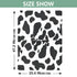 Dalzium Black and White Cow Print Car Seat Cover Baby, Carseat Canopy Cover for Girl Boy, Breathable Baby Carrier Cover