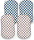 FIGEPO 4 Pack Checkered Bassinet Sheets Neutral Breathable Fitted Baby Sheets Nursery Sheets for Baby Boys or Girls