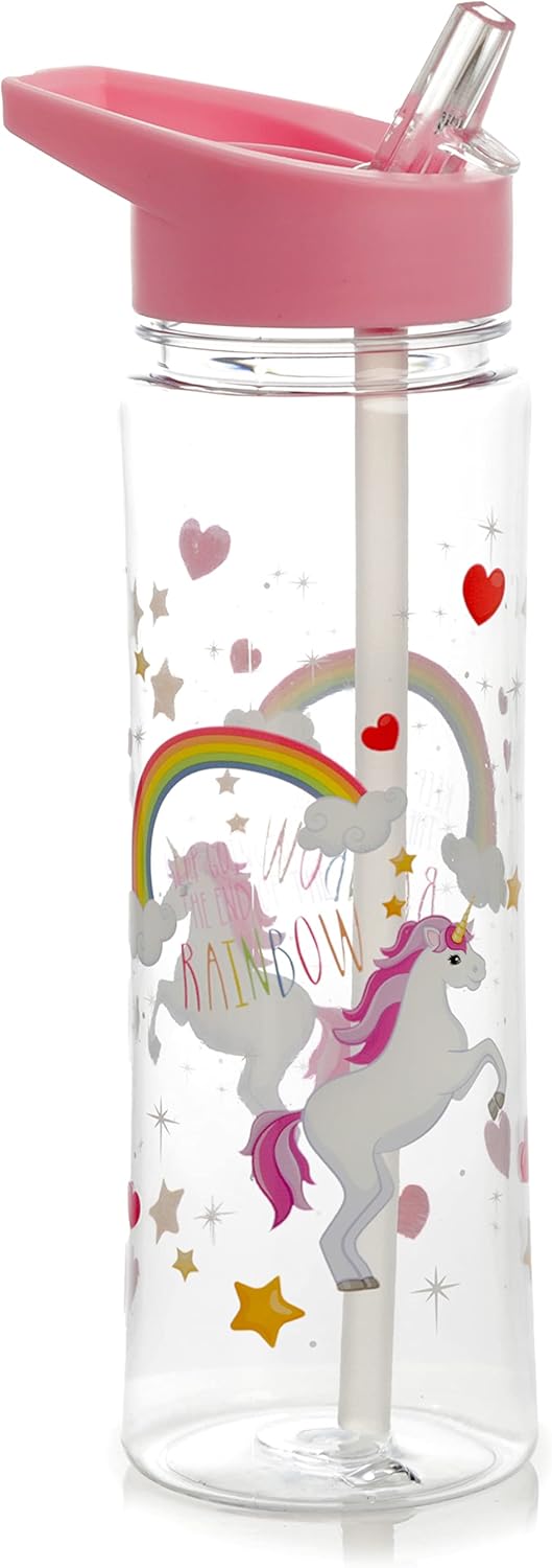 Puckator Unicorn Reinforced Water Bottle 550 ml