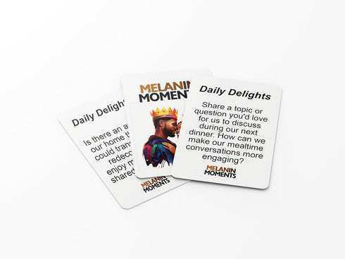 Melanin Moments - Engaging Card Games for Couples - Culturally Infused Conversation Starters