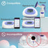 19mm 19mm Nenesupply Oval Flanges Compatible with Lansinoh Breast Pump Parts Replace Lansinoh Flange Accessories. Work