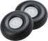 2.5" Rubber RC Airplane Tire and Wheel Sets, 2PCS Plastic Hub for RC Model Aircraft