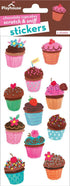 Playhouse Cupcake Party Chocolate Scented Scratch & Sniff Stickers - 1 Pack of Two Sticker Sheets