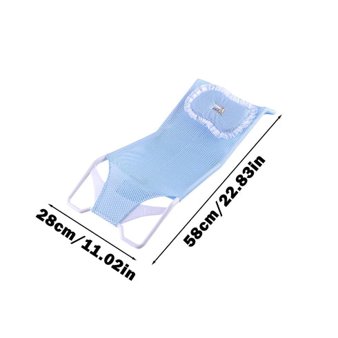 Tanxier 0-6 Baby Bath Seat Support Net Baby Bathtub Mesh Cushion Comfortable Breathable Shower Bathing Mat Shower Pad