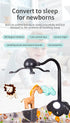 Pack Projection,Pack Baby Crib Mobile for and Play,Bassinet Mobile with Music,Rotation,Nursy Lights,Natural