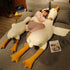 FANGYU Goose Stuffed Animal Pillow Toy, Cute Giant White Goose Stuffed Animal Duck Plush,Swan White,It's a