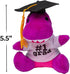12 Pack Fun Express Plush Graduation Dinosaur Stuffed Animal - Cute Dino Plush Toys for Boys and Girls | Soft Dinosaur