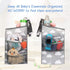 Selbor Baby Nursery Organizer and Diaper Caddy, Hanging Diaper Stacker Storage for Changing Table, Crib, Playard