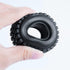 RCLIONS 4pcs Rubber Micro 1" RC Wheel Tires with Foam Insert for 1/24 Axial SCX24 AXI00001 AXI00002 Deadbolt