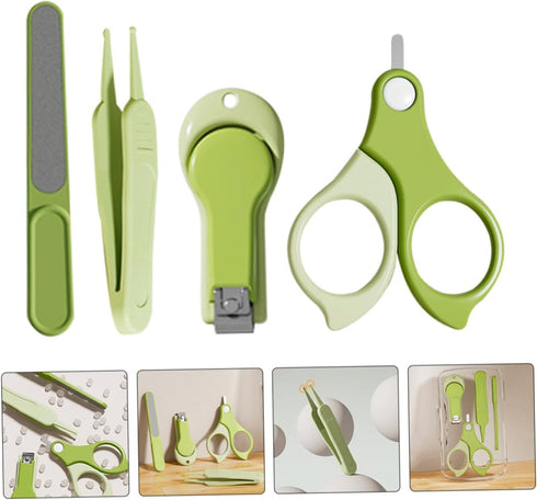 Set Levemolo Nail Clipper and Newborn Nail Kit for Babies, Fingernail Clipper with Portable Design, Safe Grooming Tool
