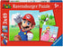 Ravensburger - Super Mario Puzzle, Gift Idea for Children 5+ Years, Educational Game with 3 Puzzles of 49 Pieces