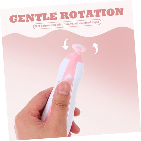 Compact Electric Nail File Kit for Kids - Boy & Girl Manicure Tool