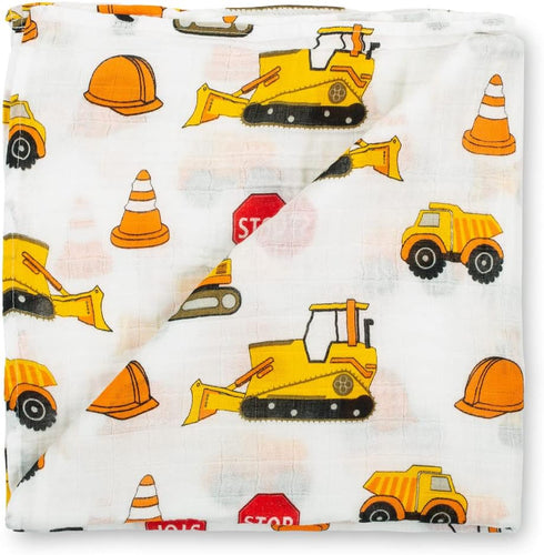 100% 47 47 Inches LollyBanks Muslin Swaddle Blanket, Muslin Cotton Baby Blankets for Boys, X Newborn Receiving Blanket