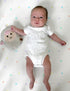 100% Hugs & Llamas | Organic Cotton Muslin Fitted Crib Sheet | Premium Baby Crib Sheets for Boys & Girls | Organic Crib