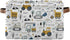 Excavator Truck Toy Storage Basket, Fabric Kitchen Baskets for Cars Boys Toys, Open Home Storage Bins Boxes, Foldable