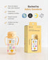 100% 9oz MOYUUM Leak Proof Sippy Cup with Handle | Made in Korea, BPA Free PPSU, Magic No Spill Straw Cup with Attached