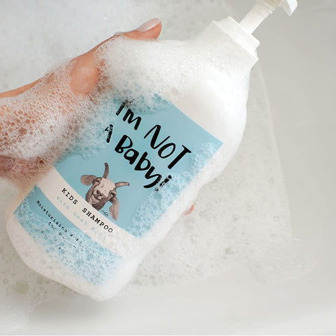 16.9 Oz, I'm NOT A Baby! Kids Shampoo, Fl Goat Milk, Dermatologist Tested, Zero Silicon, PETA Cruelty- & Allergen-free