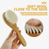 Essential Newborn Hair Care Kit - Wool Brush and Wooden Comb