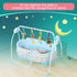 4 PCS Baby Soft Hanging Rattle Crinkle Squeaky Toy, Baby Toys for 0-1 Year, Plush Stroller Infant Car Bed Crib Activity