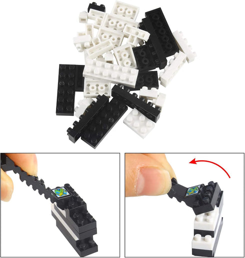 Larcele Micro Husky Dog Building Blocks Super Mini Pet Building Toy Bricks, 950 Pieces KLJM-02 (Husky)