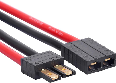 Hobbypark RC Battery Adapter Connector Male & Famale with 12AWG 12 Gauge Silicone Cable Wire Extension Lead for Traxxas Batteries