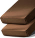 Ersmak 2 Pcs Satin Crib Sheets, Silky Comfy Breathable Baby Crib Sheets for