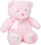 Jolitee My First Bear, 10" Pink Teddy Bear Stuffed Animal for Baby Newborn