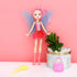 ONEST 5 Sets 8 Inch Fairy Girl Dolls - Includes 5 Handmade Doll Clothes & 5 Pairs of Doll Shoes