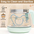 High Chair Suction Baby Sensory Teething Chew Toys for Infant Toddlers 6-24 Months, Food Grade Silicone Teether with