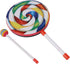lovermusic 5PCS Lollipop Shape Drum Hand Drum Musical Instruments, Colorful Sound Toys