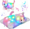 Glow Guards 16" Light Up Musical Rainbow Cat Stuffed Animal Glowing Colorful