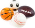 Super Z Outlet Mini Foam Sports Balls, 24 Pack for Kids & Adults, Mini Baseball, Football, Basketball