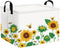FXOCSHE FXOLCSHE Rectangular Sunflower basket,Waterproof Canvas kids Laundry Nursery Hamper,Storage Baskets for Bedroom,Yellow