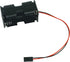 RC 4 Cell AA Battery Holder with Futaba Plug, 6V Battery Holder for Receiver Cars, Heli, Planes