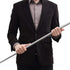 OUERMAMA Silver Magic Cane Metal Appearing Cane with Video Tutorial and Gloves for Magic Tricks