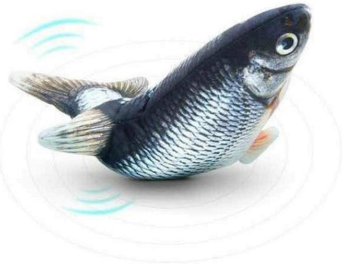 Electric Moving Fish Interactive Plush Toy