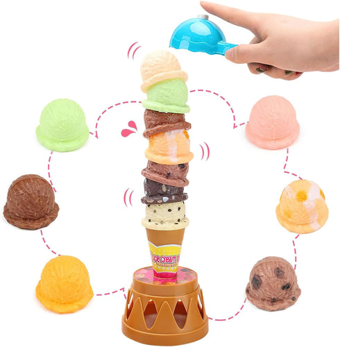 BigOtters Sweet Treats Ice Cream Tower Game