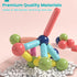 BAKAM Magnetic Building Blocks for Kids Ages 4-8, STEM Toys with Large Magnetic Sticks and Balls Game Set (42PCS)