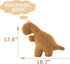 Dino Nugget Pillow Large- 18.7" Dinosaur Stuffed Animal Gifts,Chicken Nugget Plush Room Decor Birthday Gift for Boys and Girls with Comfortable Hugs (Rex Large)
