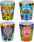 French Bull 4pc Toddler Kids Feeding Set, BPA Free Melamine Tableware, Jungle