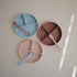 mushie Silicone Suction Plate, BPA-Free Non-Slip Design, Blush