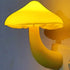 Sensor LED Night Lights for Adults Kids, Cute Mushroom Night Light, Plug in Wall Lamps for Bedroom, Bathroom, Toilet,
