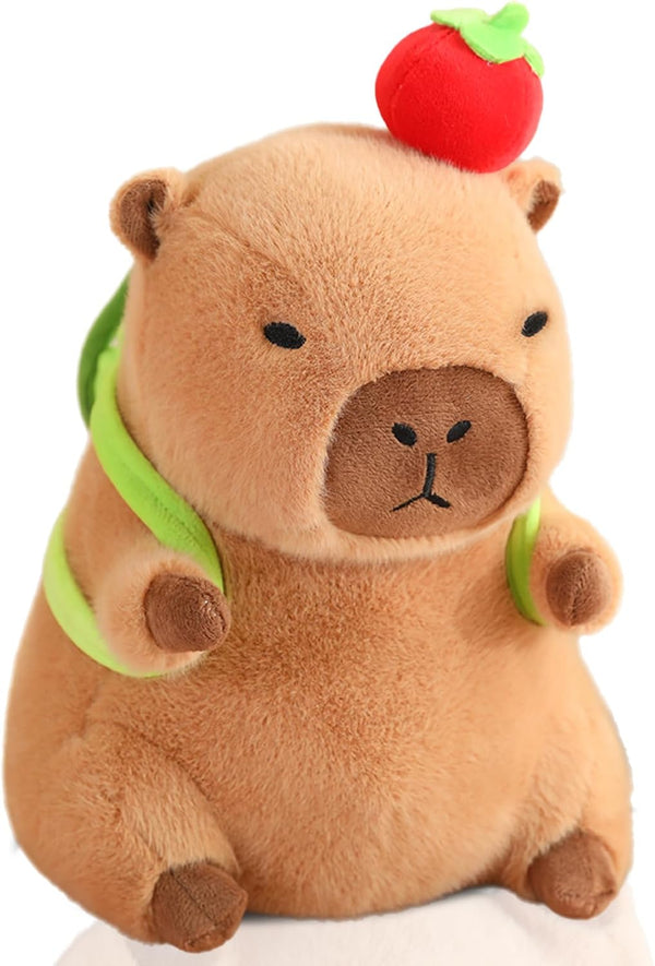 Cute Capybara Plush Kawaii Soft Capybara Plush Doll Pillow with Bread Capybara