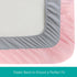 Crib Sheets Fitted, 2 Pack Standard Crib Mattress Sheets for Baby Boys & Girls