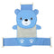 Topwon Non-Slip Baby Bath Seat, Adjustable Newborn Bathtub Support Seat, Keep Baby Safe, Blue