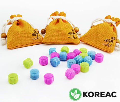 KOREAC Gonggi Konggi Korean Jacks Game, 15 Pieces | Adult Kids | Brain Game Lucky Bag