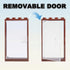 3+ 4 Doors Building Block Parts Toy, MOC Creative Building Block Decoration Accessories Compatible with Classic Bricks