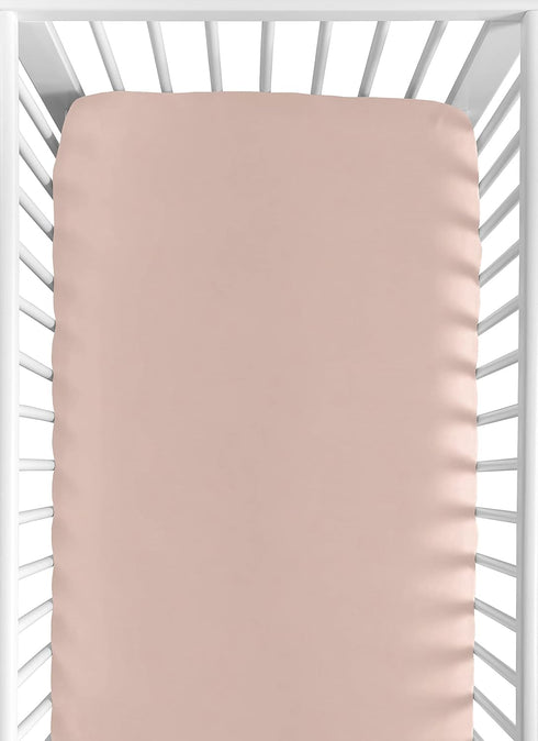 Sweet Jojo Designs Dusty Rose Pink Girl Fitted Crib Sheet Baby or