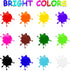 ABEIER Washable Finger Paint Kit for Toddlers, 12 Colors with Tools, Safe Non-Toxic Baby Paint for Kids 3+
